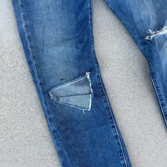 Levi's 501 93' Jeans Men's 32x30 Straight Leg Medium Wash Button Fly Cotton - Picture 4 of 11